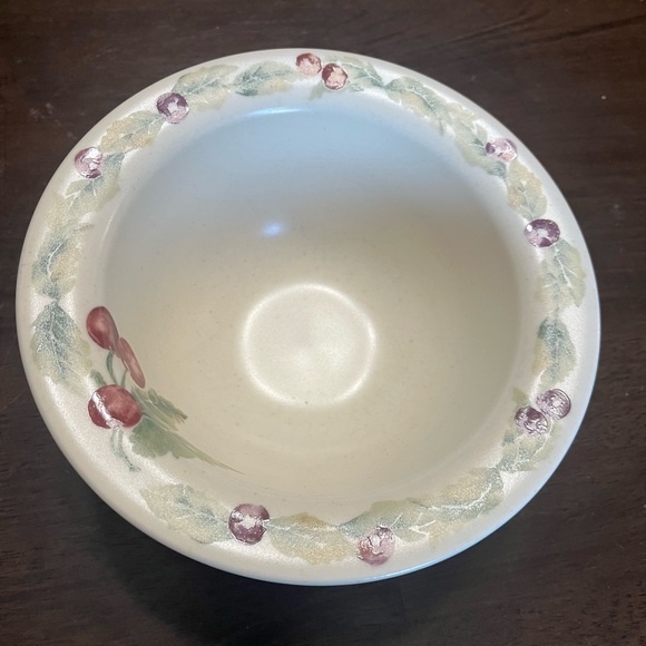 Deep Soup Cereal Bowl Jamberry by PFALTZGRAFF serving Dish USA made 3”x 7.25” - Picture 7 of 11